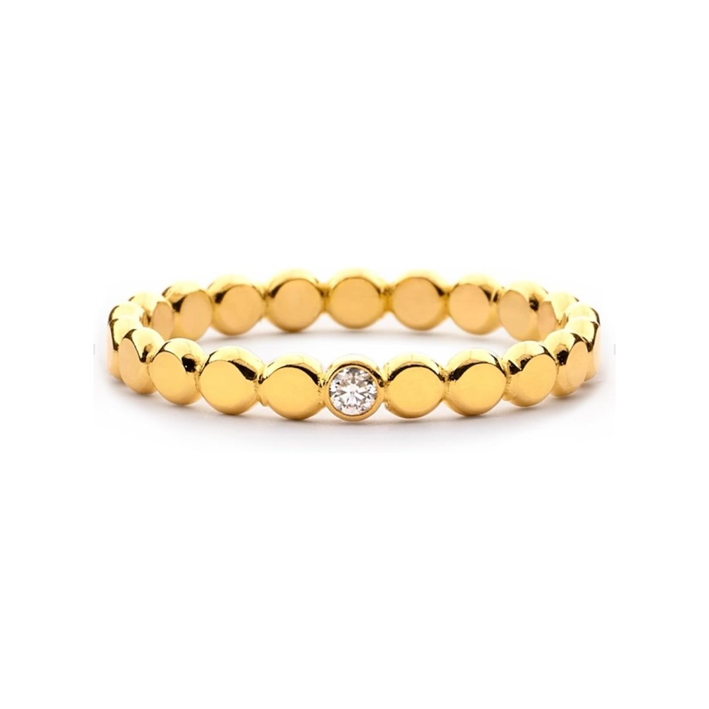 Kylie Harper Bezel Dot Ring